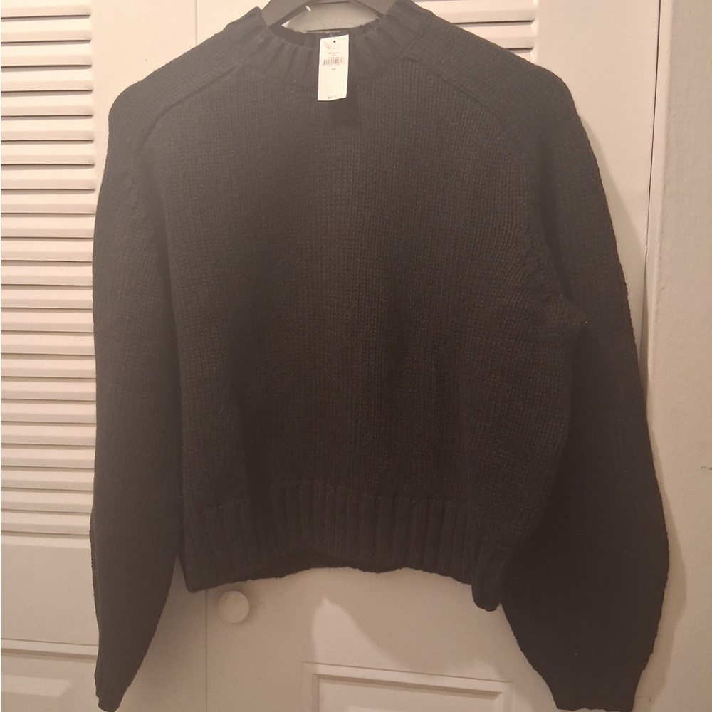 GAP Cotton-Blend Relaxed Crewneck Sweater